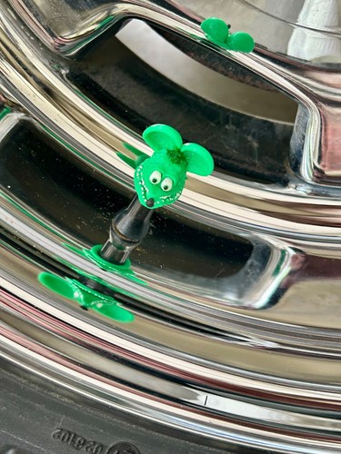 Rat fink green - rat, caps