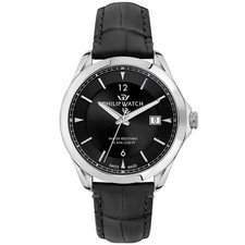 Orologio Uomo Philip Watch Blaze Pelle Nero R8251165048 NUOVO E ORIGINALE