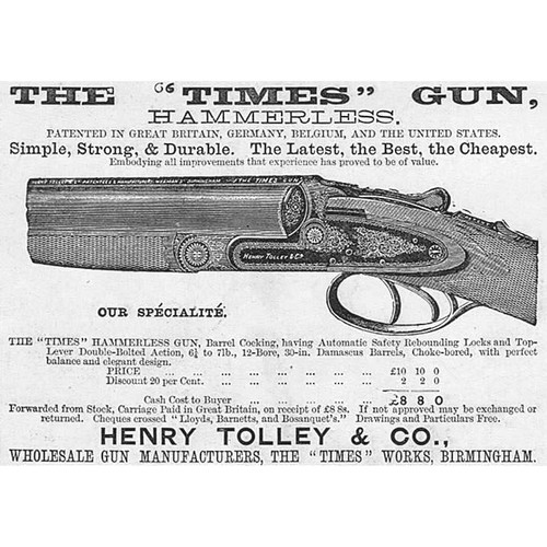 The times hammerless gun - gun, di