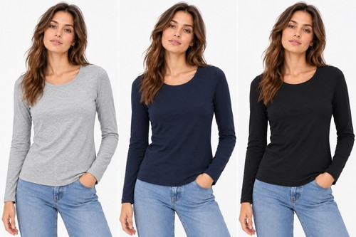 Maglietta girocollo donna - girocollo,