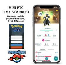 Dynamax Urshifu (Rapid Strike Style) lv50 - Mini PTC 1m Stardust