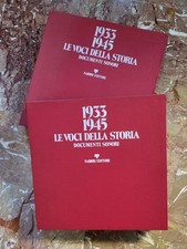LE VOCI DELLA STORIA  -DOCUMENTI SONORI- FABBRI EDITORE