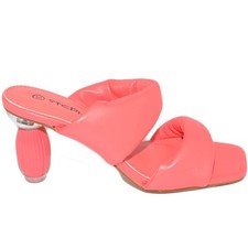 Sandali donna mules corallo