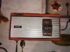 RADIO VINTAGE ‘68 PHILIPS GOAL SOLID STATE A PILE PORTATILE FUNZIONANTE PORTABLE