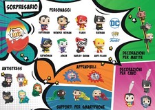 SUPEREROI DC FUNKO POP SORPRESINE A SCELTA VT269 - VT291A KINDER JOY ITALIA 2023