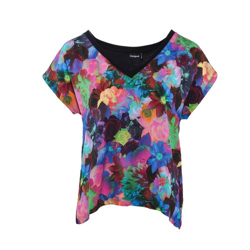 Camicia desigual multicolore - camicia,