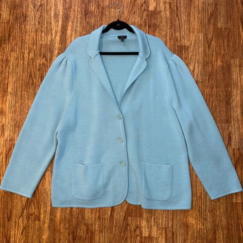 Cardigan blazer talbots plus - cardigan,