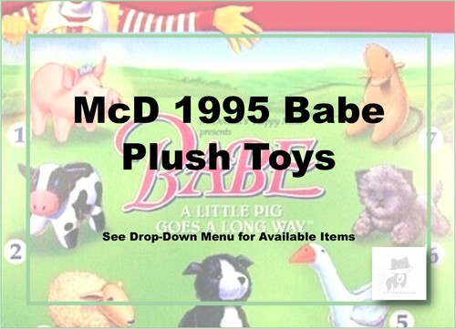 Peluche mcdonald 1995 babe - peluche,