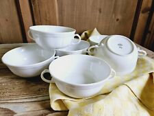Porcellana Richard Ginori Serie Antico Doccia 6 Tazze Brodo Consommé Tazza
