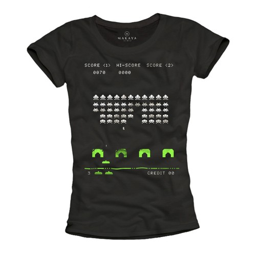 Maglia donna gamer - top, space