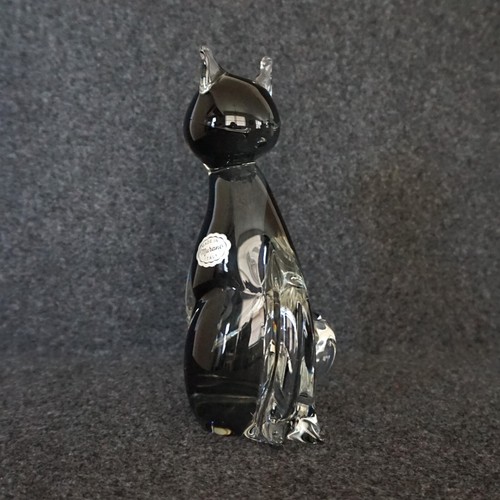 Scultura statuina gatto seduto