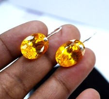 Coppia orecchini zaffiro ovale