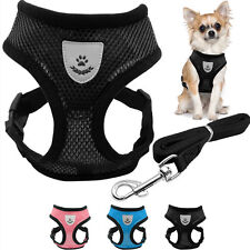 Pettorina rete traspirante+guinzaglio imbracatura passeggio estate cane cani 