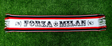SCIARPA CALCIO MILAN VINTAGE DIAVOLO ULTRAS SCARF FOOTBALL ITALY ANNI 90' Z318