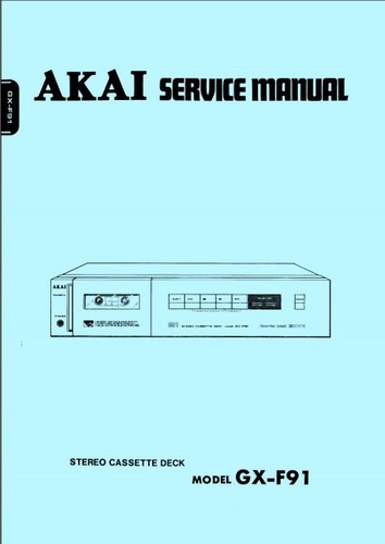 Akai f91 cassette deck - cassette,