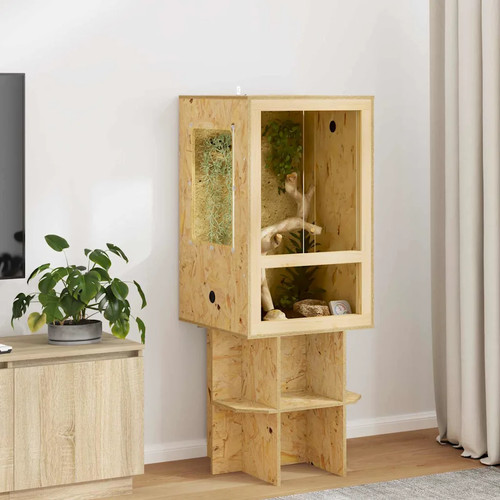 Terrario marrone osb recinto - terrario,