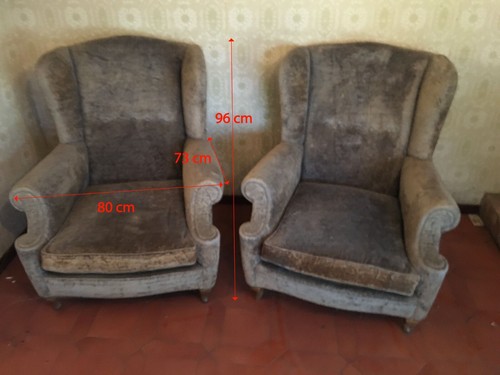 Coppia poltrone bergere - bergere, anni