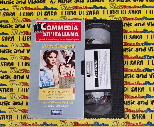 Vhs cartonata oro napoli - l'oro, di