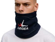 Legea Sciarpa scaldacollo uomo in di pile invernale sci moto sport col nero blu