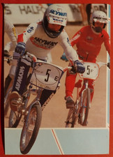 CARTOLINA BICI GARE DI BMX  SKYWAY  1986