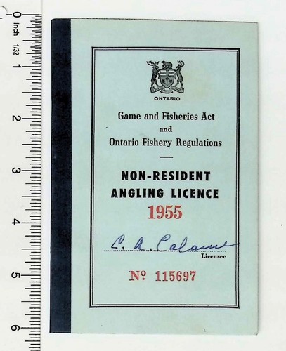 Ontario non licenza di pesca - non,