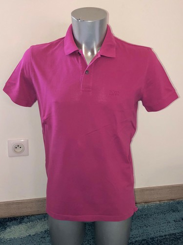 Polo rosa hugo boss - hugo, algodón