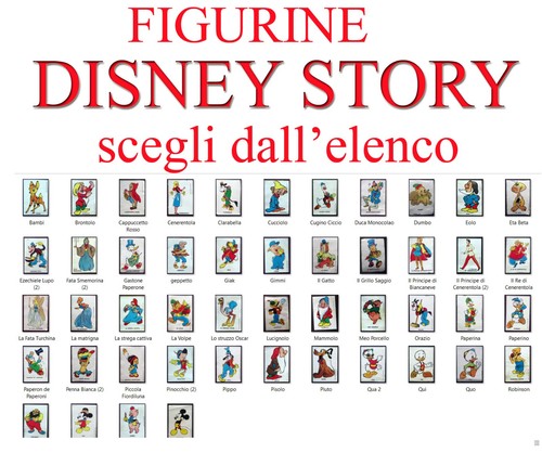 Figurine album disney story - figurine,
