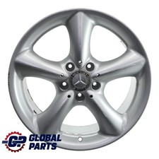 Mercedes W203 Cerchio in lega argento 5 razze 17" ET:34 8,5J A2034013502