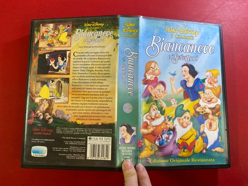 Vhs walt disney biancaneve i - vhs,