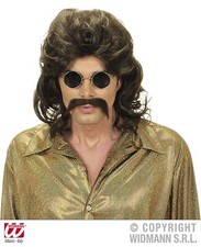 Parrucca anni 70 con barba