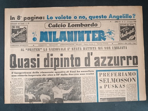 Giornale milaninter calcio - milaninter,