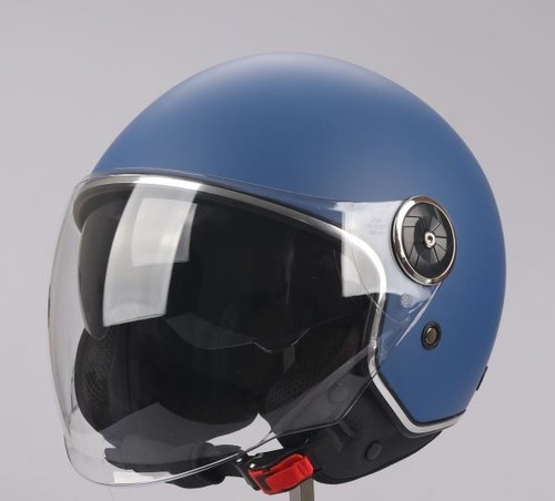 Casco jet blu navy opaco - casco,