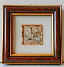 Cornice in legno con lastra in