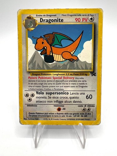 Carta pokemon dragonite - pokemon,