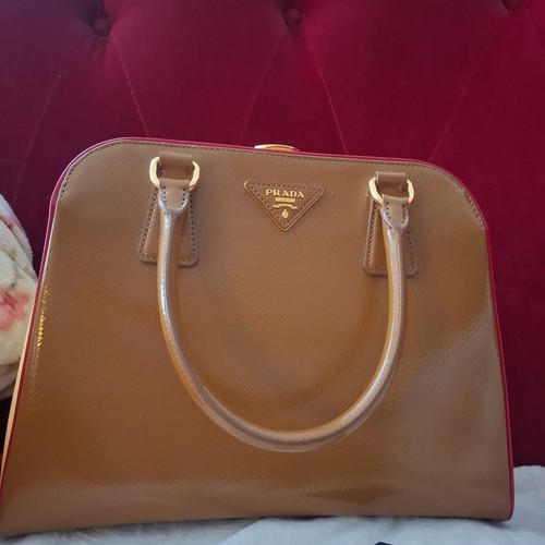 Borsa prada piramide crema - prada,