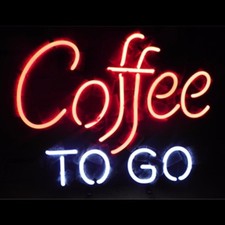 Insegna Neon COFFEE TO GO Luce