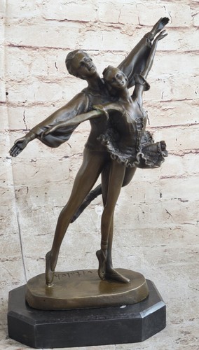 Art deco due - due, bronzo