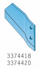 Aletta per Aratro Ama Lemken 3374420 Destra Made in Italy