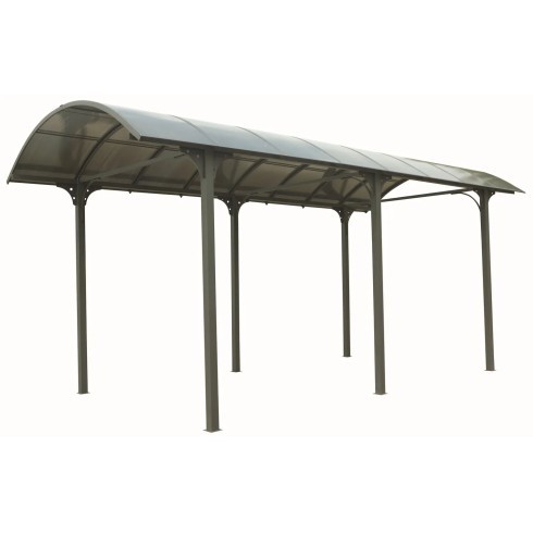 Carport alluminio 6x7 6 - alluminio, 3.6x7.6