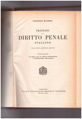 Trattato diritto penale - trattato,