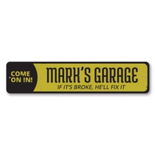 Garage come sign - in,