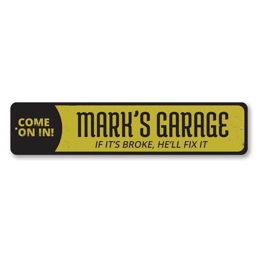 Insegna garage come in - garage,