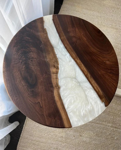 Wood epoxy coffee - 18", table