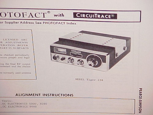 Radio pearce simpson - pearce-simpson, 1975