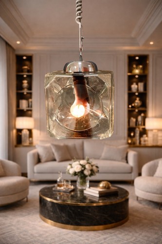 Lampadario vintage anni 70 - lampadario,