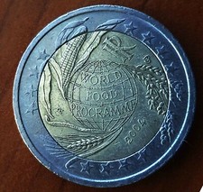 2 EURO  2004 WORLD FOOD PROGRAMME - Errori di Conio - Rarissima, introvabile