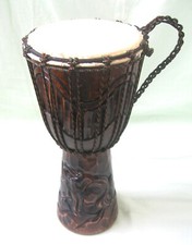 BONGO TAMBURO MUSICA IN LEGNO