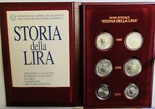 ITALIA REPUBBLICA SERIE COMPLETA STORIA DELLA LIRA FDC 6 MONETE