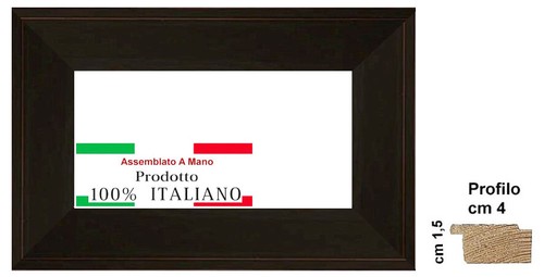 Cornice nera effetto usurato - nera,