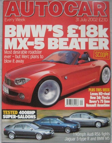 Autocar 2002 featuring - 31/7/2002,